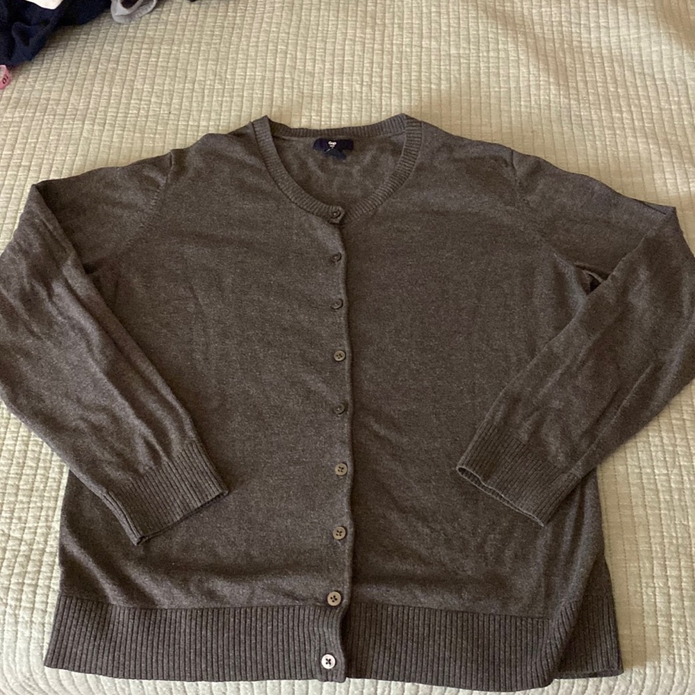 Women’s gap gray cardigan extra large